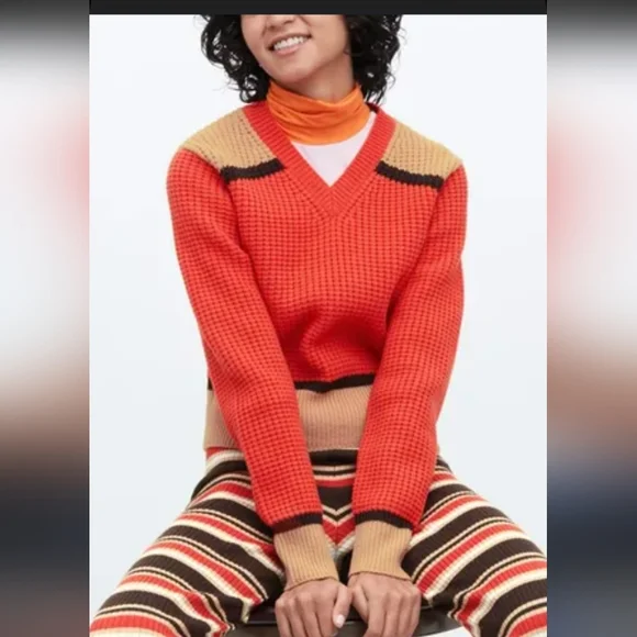 Uniqlo X Marni Popcorn Knit V-neck Sweater - Picture 2 of 6